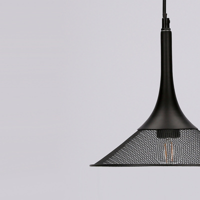 Lampe suspendue noire 25cm Kiruna S Ledea 50101205