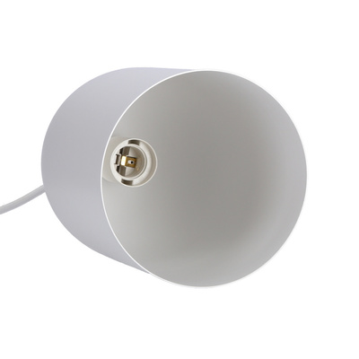 Lampa wisząca owalna biała 1xE27 Oss Ledea 50101184