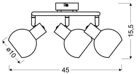 Lampe Candellux Mauro 98-61997 E14 LED-Fernbedienung