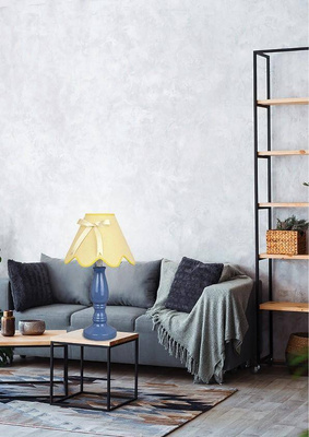 Tischleuchte blau und gelb Lola 41-63472