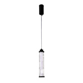 CORTE pendant lamp black matt 10W LED 3000K clear shade