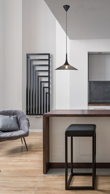 Hanging lamp black 36cm Kiruna M Ledea 50101204