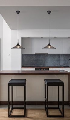 Lampa suspendata neagra 25cm Kiruna S Ledea 50101205