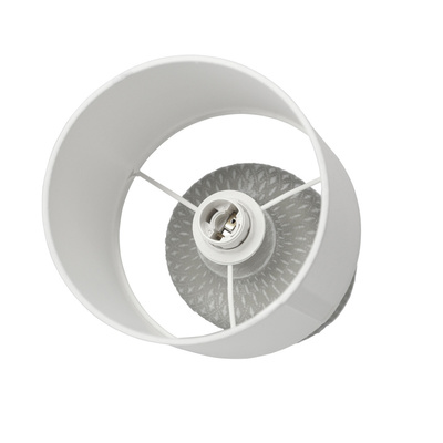 Lampa stołowa szara ceramika nocna Iner Candellux 41-79886