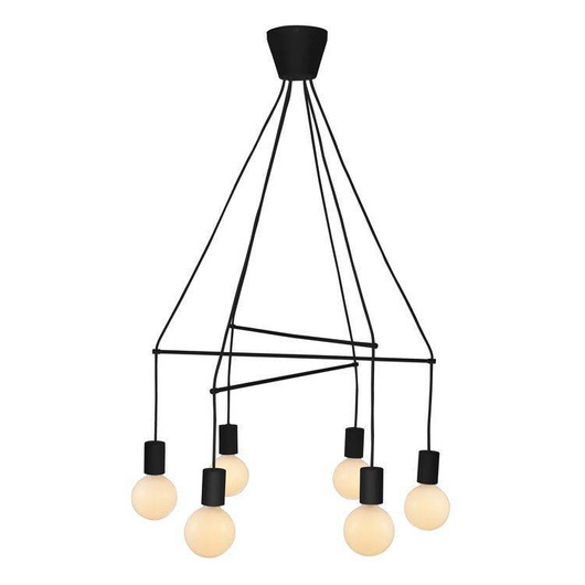 Lampa wisząca carna matowa 6xE27 dwuobwodowa Alto Candellux 36-70937