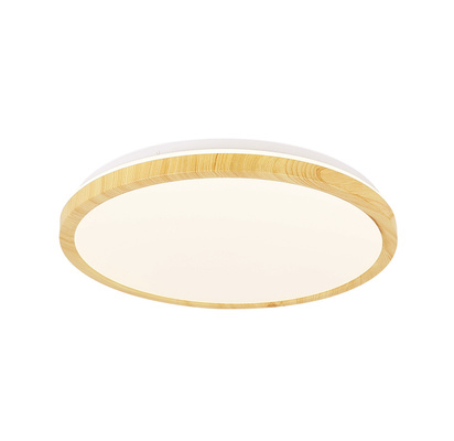 LED-Deckenleuchte weiß + Holz 24W 4000K Gandava-Lampe Candellux 14-75253