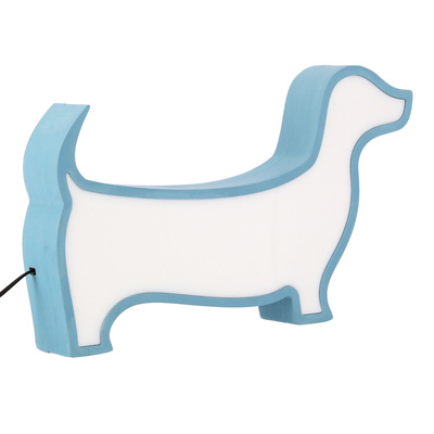 DOG LED TABLE LAMP FOR CHILDREN IQ KIDS BLUE