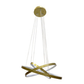 Hanging lamp LED 60W 50cm gold LUNE 33-76397