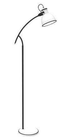 Floor lamp black and white slanted adjustable Zumba Candellux 51 72108