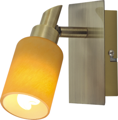 Wandleuchte \ Patina/Orange Lampe Tukan 91-28139