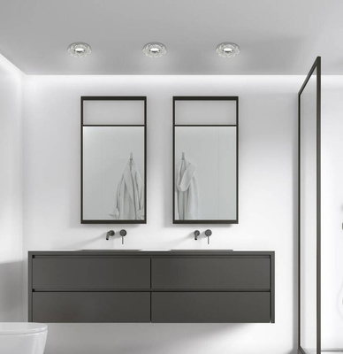 Plafonnier rond en verre MR16 50W SK-83 2232652