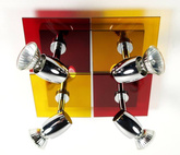 Futura 94-01736 plafonnier rouge et jaune