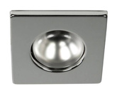 Ceiling luminaire Candellux square chrome fixed 2276002