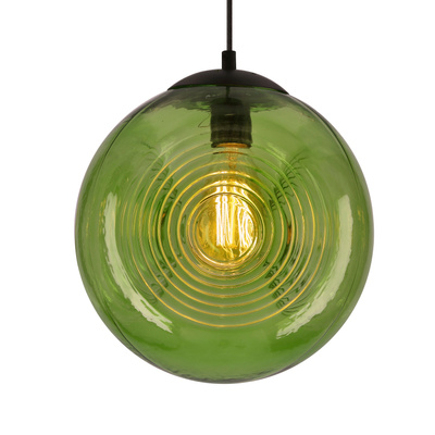 Plafoniera suspendata Candellux Club 31-51226 E27 verde