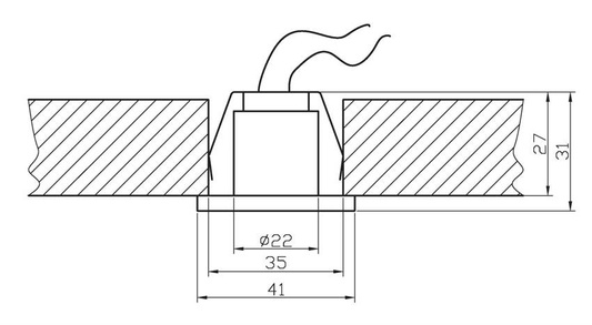 Oprawa stropowa Candellux G4 2209901