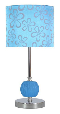 Table lamp chrome/blue Cort 41-34625