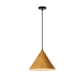 DUNCA SUSPENSION 32CM E27 CHÊNE CLAIR ABAT-JOUR CLAIR