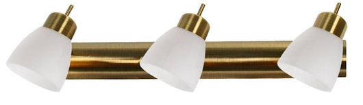 Lampa sufitowa Candellux 93-85453 Venice listwa 3*40W G9  biały patyna