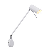 Matt white adjustable rotary wall lamp GU10 40W Milly Candellux 21-73907