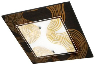 Plafonnier Candellux 10-39654 Morena Plafon 2X60W E27 40X40X8 noir