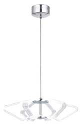 Hängelampe Chrom 45cm LED 10W Caruso 31-55552