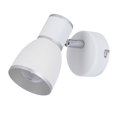 Wandleuchte 1xE14 weiß+chrom FIDO 91-63366