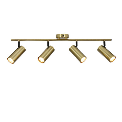 Lampa mosiądz ścienna/sufitowa listwa 4x15W Colly 94-01740