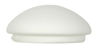 White round glass lampshade 27cm for the Roda 32 ceiling 79-80137