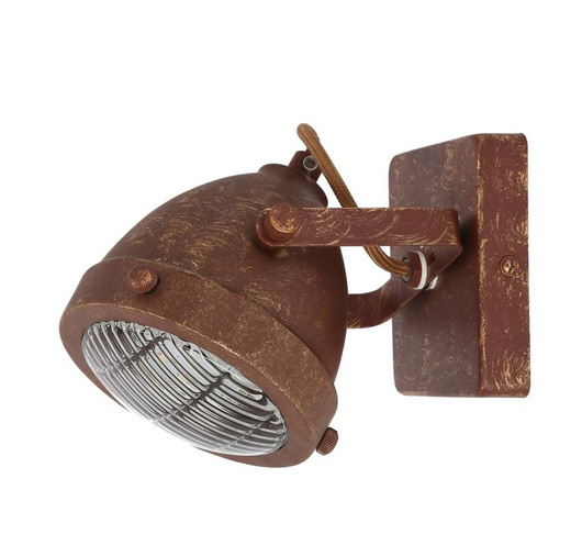 Lampa ścienna kinkiet 1xGU10 rdzawy FRODO 91-71064