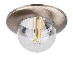 Ceiling luminaire gold round patina OZS-01 2276028