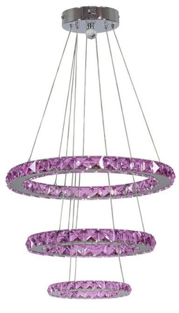 Lampa suspendata LED RGB cerc + telecomanda Lords 33-63090