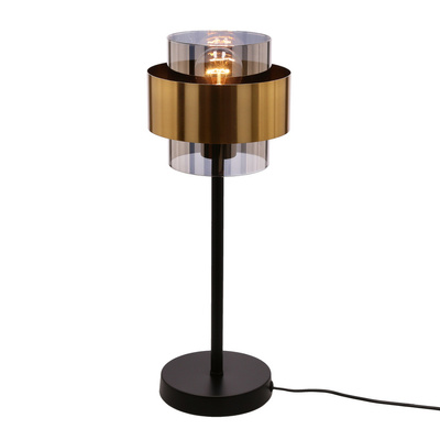 Spiega lamp black brass e27 colorless shade