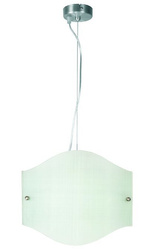 Lampa wisząca Teodor szklana do salonu pojedyncza E27 Candellux