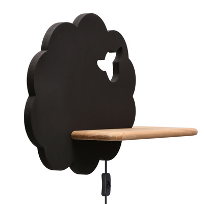 LED-Beleuchtungsregal 5W 4000K IQ Kids Sheep schwarz 21-85122