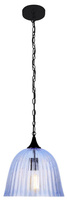 Vase Candellux 31-77738 Hängelampe aus blauem Glas