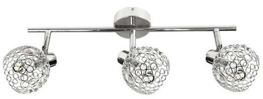 Ceiling lamp 3xG9 chrome crystal Aron 93-12333