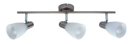 Ceiling lamp Candellux 93-32006 Ellipse strip 3X7W E14 Energo matte nickel