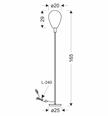 Stehlampe Denso Glas Schirm kupferfarben schwarz Metall für Wohnzimmer