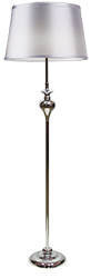 PRIMA FLOOR LAMP CHROME 1X60W E27 SILVER SHADE