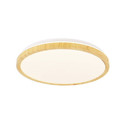 Plafoniera LED alb + lemn 24W 4000K Lampa Gandava Candellux 14-75253