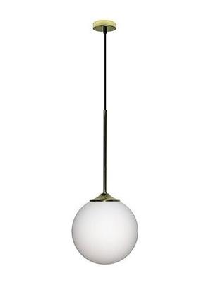 Hängelampe gold/weiß Kugel 20cm Glasgow Ledea 50101281