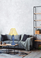 Tischleuchte blau und gelb Lola 41-63472