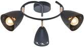 Lampa spirala sufitowa COTY 3x40W E14 czarna