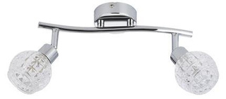 Plafonnier 2x40W G9 chromé Olimp 92-08718