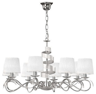 Suspension chrome 8xE14 lustre Denis 38-23452