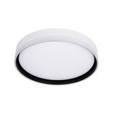 Plafoniera Florida alb + plafon negru 24w led 39 cm abajur alb