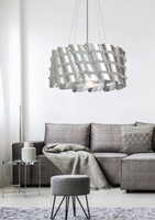 Hanging lamp metal lampshade with beads 60W Smile Candellux 31-40633