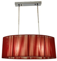 Plafoniera Candellux 32-10059 Artemis 2X60W E27 rosu