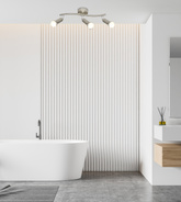 Bandă de perete 3X40W E14 nichel satinat ARC 93-63465