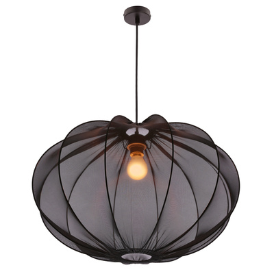 MELLOW suspension noire 1x40W E27 abat-jour 60 sphère noire 31-41982